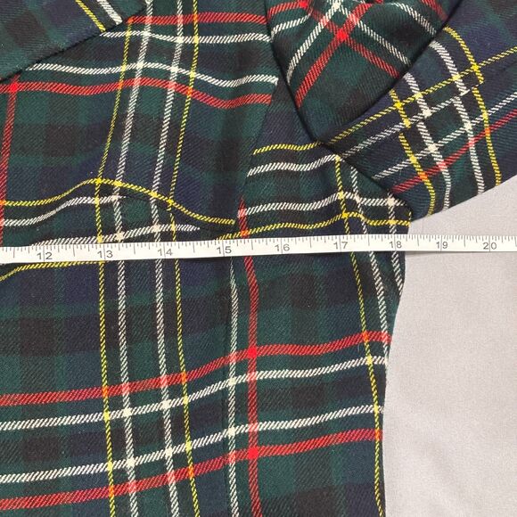 Vintage Ed Behan's Tweed Shop Suit Skirt Sz S Tartan Plaid Wool Missing Sz Tag - Picture 14 of 16